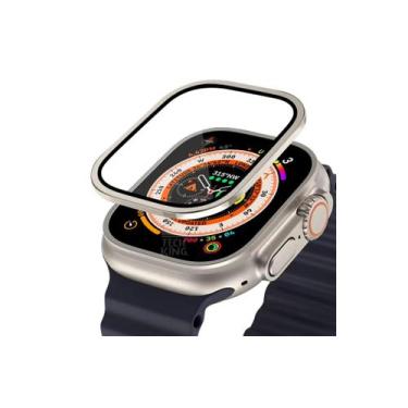 Imagem de Pelicula de Vidro Borda Metalica Para Watch Ultra 49mm - teck King, Pr