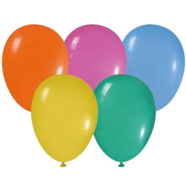Imagem de Balão 6,5 Pol. Sortido – Kit com 10 Pacotes de 50 Un. (Total 500 Balões)