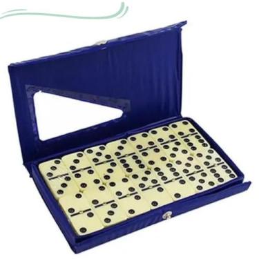 Imagem de Dominó Profissional De Osso - Estojo Com 28 Peças - Art House