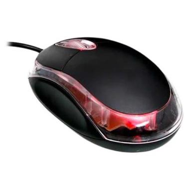Imagem de Mouse Óptico USB Com Fio Preto - Kp-M611- Knup
