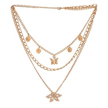 Imagem de Touchstone Corrente de vetor triplet durável em tom dourado feminino em formato de coração e coração de bollywood indiano bonito estilo simbólico amor forma de compartilhar., não conhecido