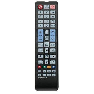 Imagem de PERFASCIN Controle remoto de substituição BN59-01267A adequado para Samsung TV UN24M4500A UN28M4500 UN28M4500A UN28M4500AF UN28M4500AFXZA UN32M4500A UN32M4500AF UN32M4500AFXZA UN32M5 30 UN32M5300