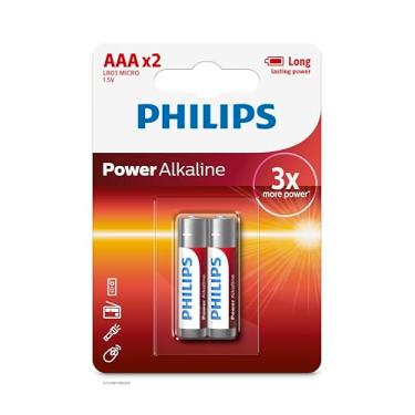 Imagem de PILHA PALITO AAA COM 2 UNID PHILIPS POWER LIFE