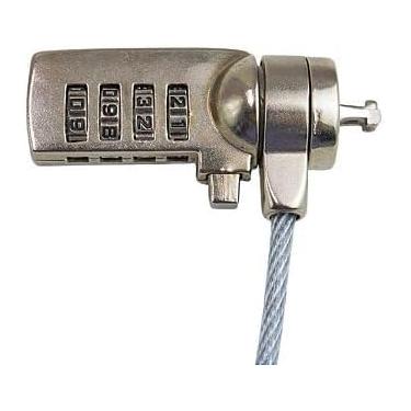 Imagem de Trava Notebook Cadeado Segredo Cabo de Aço Com Segredo 4 Dígitos Com Senha 1Metro de Comprimento