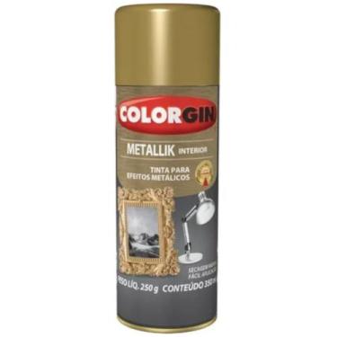 Imagem de Tinta Spray Metallik Verniz Incolor Brilhante 350 ml - 58 - COLORGIN -
