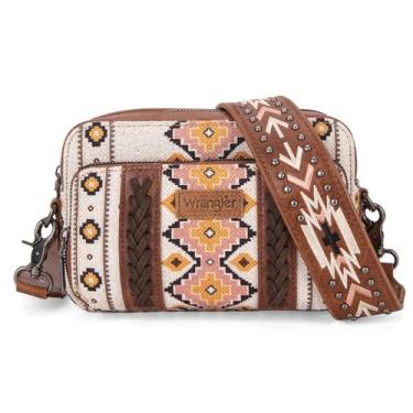 Imagem de Bolsa tiracolo Montana West Wrangler Boho Aztec para mulheres