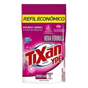 Imagem de Lava Roupas Liquido Tixan Maciez refil 900ml Ype - Ypê