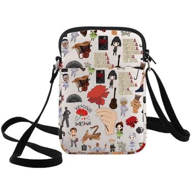 Imagem de WZMPA Bolsa tiracolo musical Orpheus Eurydice Fan Gift Way Down Flower Shoulder Bag Flower Drama Merch, Way Down Cb, Ajuste