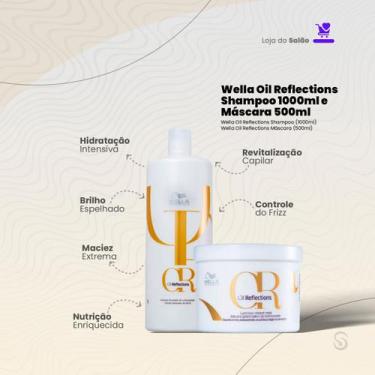 Imagem de Wella Oil Reflections Shampoo 1000ml e Máscara 500ml