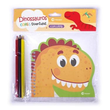 Imagem de Pop Cores Divertidas Com Lápis - Dinossauros