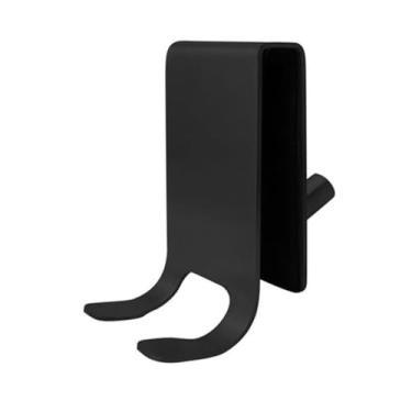 Imagem de Porta de chuveiro de banheiro com gancho único e duplo sobre porta de vidro, porta-toalhas de aço inoxidável sem perfuração, 06,G