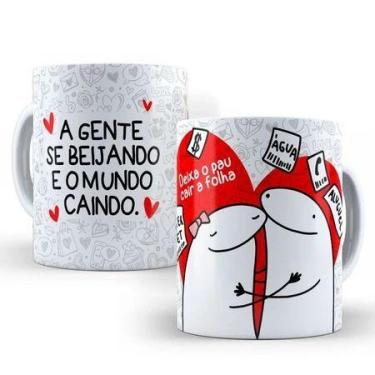 Imagem de Caneca Dia dos Namorados  Casal Personalizada Flork Engraçada - loja d
