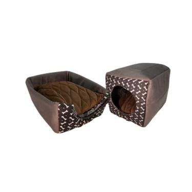 Imagem de Cama Toca Pet 3x1 Suede Caminha Gato Cachorro Coelho Pequeno Grande Médio Porte