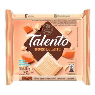 Imagem de Kit c/ 2 Chocolate Branco Doce de Leite Garoto Talento 85g