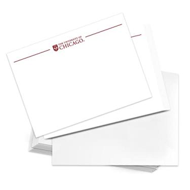 Imagem de Desert Cactus The University of Chicago Notecards Pacote com 10 cartolina UChicago Maroons Inclui Envelopes Memo Party Thank You (cartão 1b)