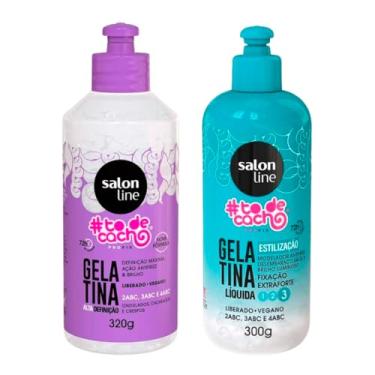 Imagem de Salon Line, Kit #TodeCacho com 2 Gelatinas, Veganos - Para Cabelos Ondulados, Cacheados e Crespos, 300g e 320g