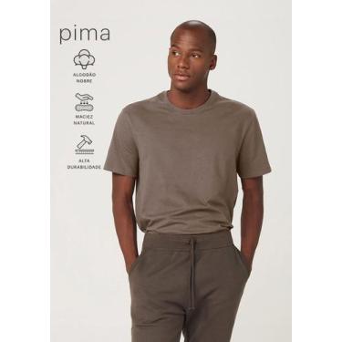 Imagem de Camiseta Básica Masculina Manga Curta Em Algodão Pima - HERING, M, Beg