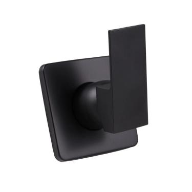 Imagem de Acabamento de Misturador Monocomando Quadrado para Banheiro Oiapoque - Pingoo.casa - Preto