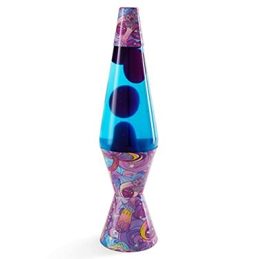 Imagem de Spencer Gifts Lâmpada Lava® – Cogumelo Mágico de 36,8 cm – A Lâmpada de Movimento Original – Cera Roxa e Líquido Azul com Base Impressa Exclusiva