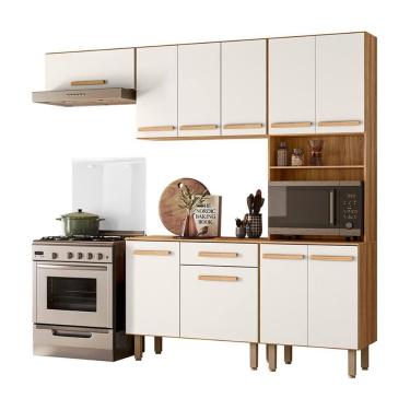 Imagem de Cozinha com Balcão Lemon com 10 Portas e 1 Gaveta 222 cm