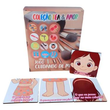 Imagem de Jogo Para Meninas Autocuidado Divertido em MDF - Coleção Tea & Amor