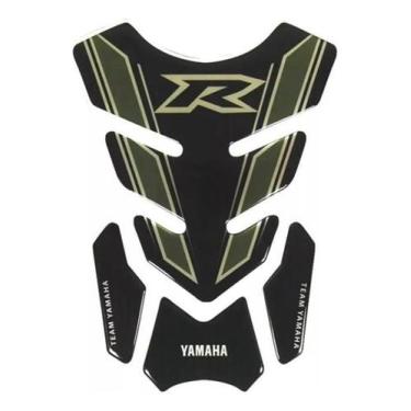 Imagem de Adesivo Tanque Compatível Com Yamaha Resinado 22X15 Tpa6 - Spts