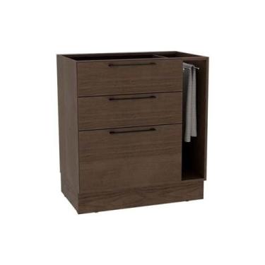 Imagem de Balcão de Cozinha Amsterdam PH 3139 c/ 3 Gavetas 1 Toalheiro e Divisor