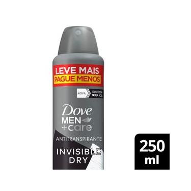 Imagem de Desodorante Antitranspirante Aerosol Dove Men+Care Invisible Dry 250ml