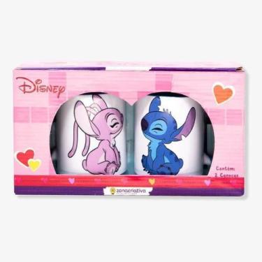 Imagem de Kit Com Duas Canecas Pop Stitch Minha Metade Disney - Zona Criatica