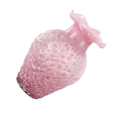 Imagem de Ｂｅｓｇａ Vaso de morango para decoração de casa, vidro, acessórios artesanais, jarra, ornamento, vaso de flores para mesa, centro de mesa, sala de estar,