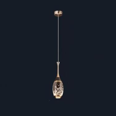 Imagem de Luz Pendente De Vidro Bolha Led Moderna Lustre Linear Longo Para Entrada De Escada De Entrada 2 Luzes Lâmpada De Teto De Meados Do Século Preto Dourado Para Cozinha, Black and Gold, 1 light