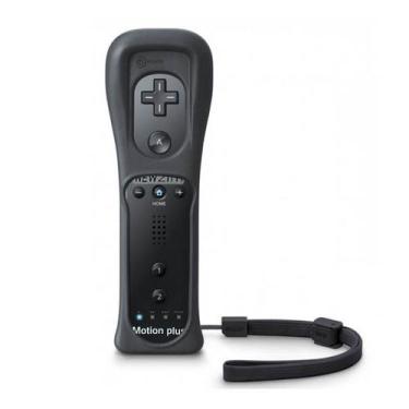 Imagem de Controle Wii Remote Motion Plus Nintendo Wii Preto Wii U - TechBrasil