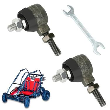 Imagem de CILOYU Kit de junta esférica do eixo de direção para peças Coleman Go Kart KT196 CK196-T RTK200 196cc 6,5HP a gás Go Cart Off Road 4 rodas Quad Racing Go Kart peças e acessórios 2 unidades