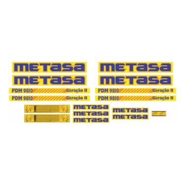 Imagem de Adesivos Compatível Plantadeira Metasa Pdm 9810 Geração 2