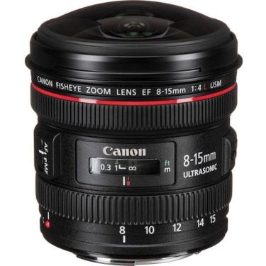 Imagem de LENTE CANON EF 8-15MM  f/4L USM FISH-EYE - OLHO DE PEIXE