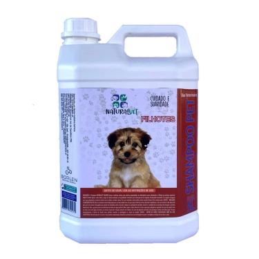 Imagem de Shampoo Para Pet Naturalvet Filhotes Cuidado e Suavidade 5L