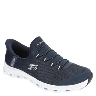 Imagem de Skechers Tênis feminino sem cadarço Glide-Step-Pursuit Hands Free, Nvy=azul-marinho, 7 Wide