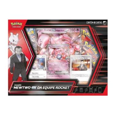 Imagem de Pokémon: Coleção Mewtwo ex da Equipe Rocket - Copag