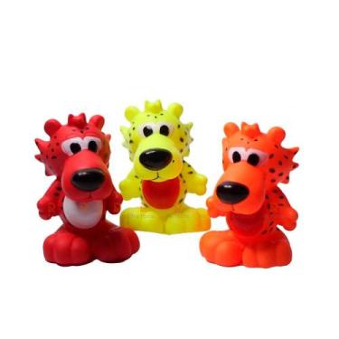 Imagem de Mordedor Pet Leão 13cm Cores Sortidas Rio Tijucas