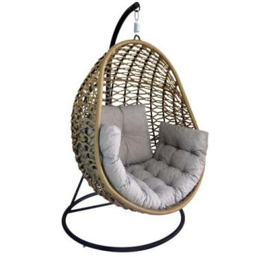 Imagem de Balanço de Área Externa com Suporte Modelo Oval em Corda Naval - Nossa