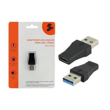 Imagem de Adaptador usb 3.0 macho para tipo c - 5+