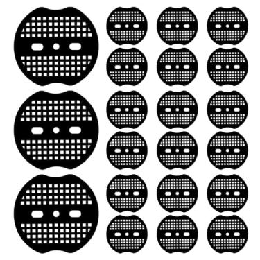 Imagem de 200 peças de arruela amortecedora de plástico para grampeadores de jardim, junta de pinos de jardim de tecido barreira de ervas daninhas, grampos de paisagem, estacas de cobertura de solo, juntas de