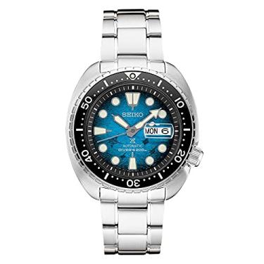 Imagem de Seiko Relógio masculino Prospex mostrador azul automático SRPE39
