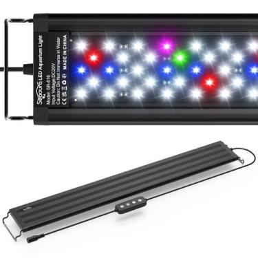 Imagem de Luz de aquário SEAOURA Led para plantas 60-75 cm 20 gal com temporizad