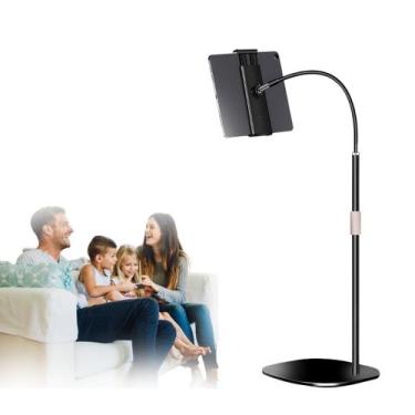 Imagem de Suporte Pedestal de Chão Ajustável 360 Aço de Carbono 150cm Tablet e C