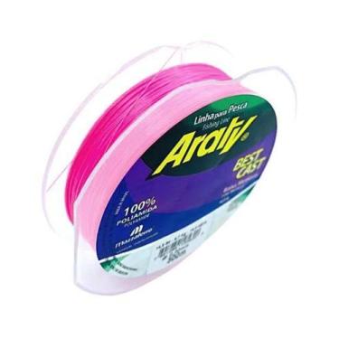 Imagem de Linha Araty Best Cast 0,37 mm 20,9 Lbs Rosa - Mazzaferro