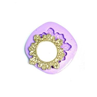 Imagem de F1056 molde de silicone moldura confeitaria biscuit - confeitaria dos 