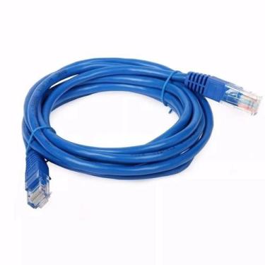 Imagem de Cabo Conector de Rede Xcell RJ45 Macho 3 Metros Azul - Nipo Center