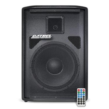 Imagem de Caixa de Som Ativa Datrel 12 250W RMS Usb Bluetooth Madeira