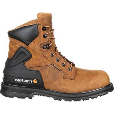 Imagem de Carhartt Calçado CMW6220 Bota de trabalho impermeável Bison de 15 cm, Bisão, 14 Wide
